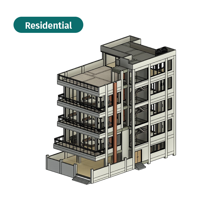 Revit BIM Modeling Residential