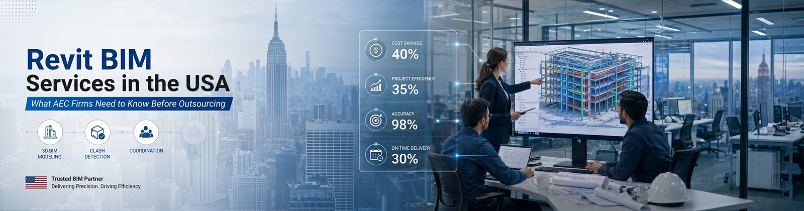 Revit BIM Services in the USA: What AEC Firms Need to Know Before Outsourcing