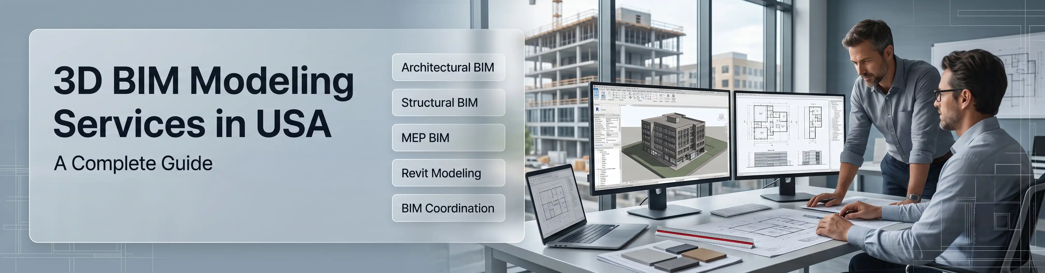 3D BIM Modeling Services in USA: A Complete Guide for AEC Projects 
